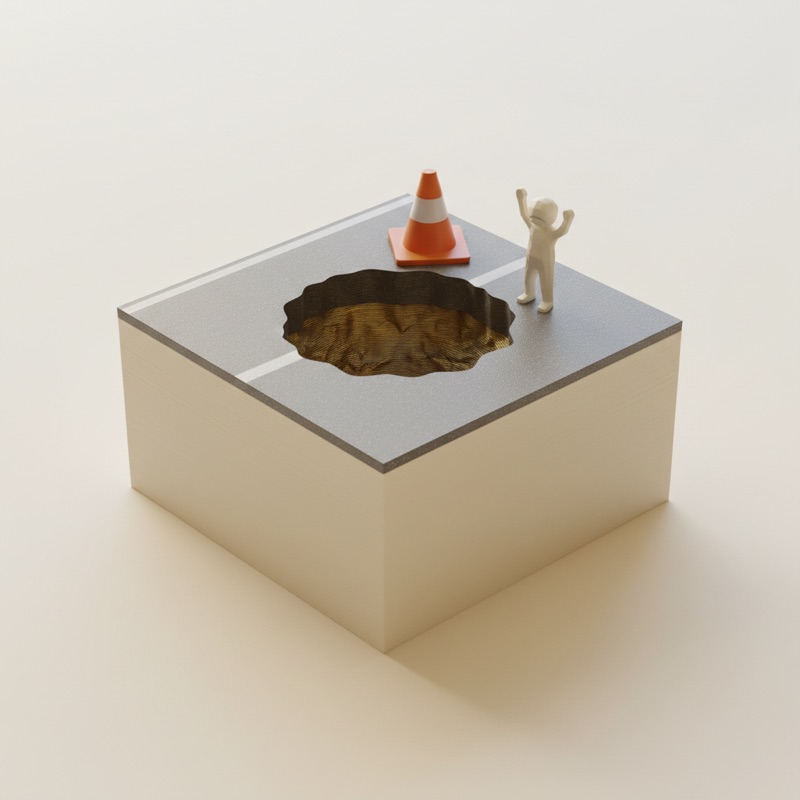 The Pothole figurine